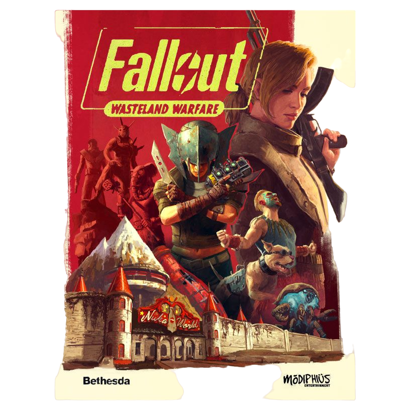 Fallout: Wasteland Warfare - Nuka World Rules Expansion Board Game Cover