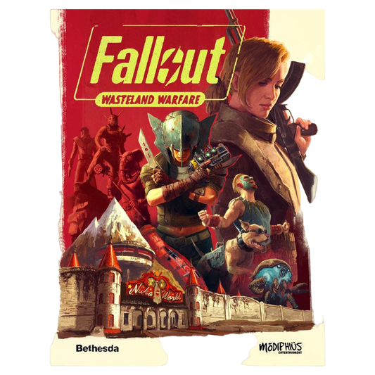 Fallout: Wasteland Warfare - Nuka World Rules Expansion Board Game Cover