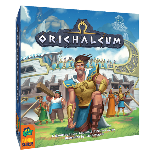 Orichalcum island exploration board game box cover front