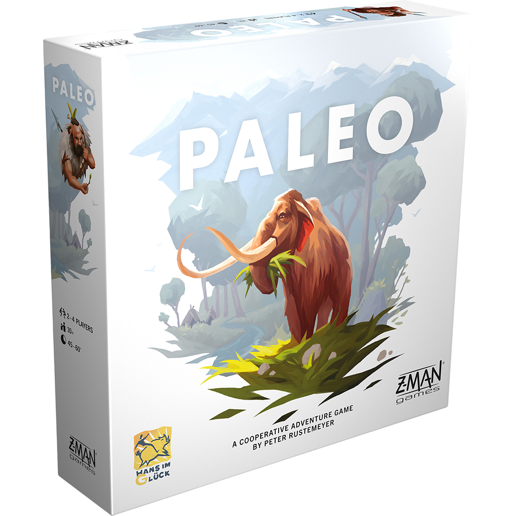 Paleo cooperative strategy board game box front