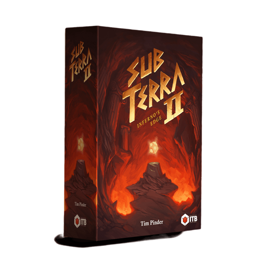 Sub Terra II: Inferno's Edge strategy board game box front