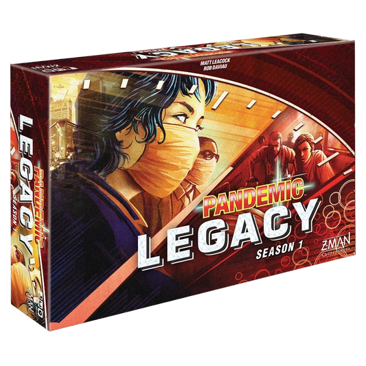 Pandemic: Legacy Season 1 red cooperative sickness board game box front