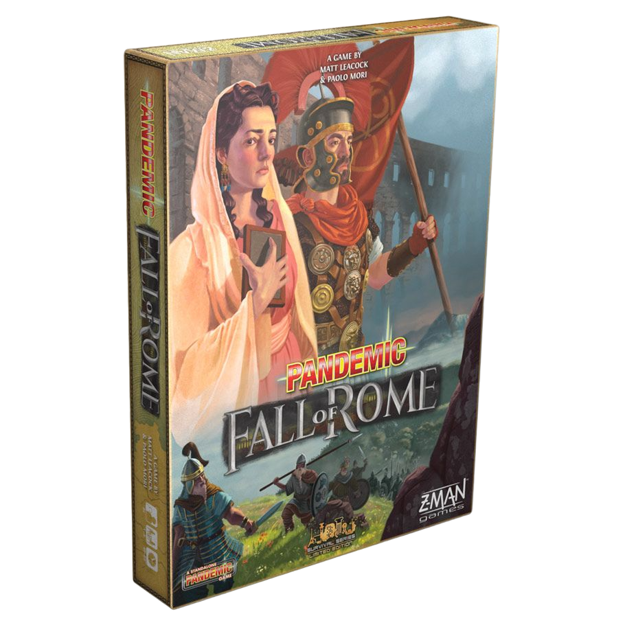 Pandemic: Fall of Rome historical military board game box front