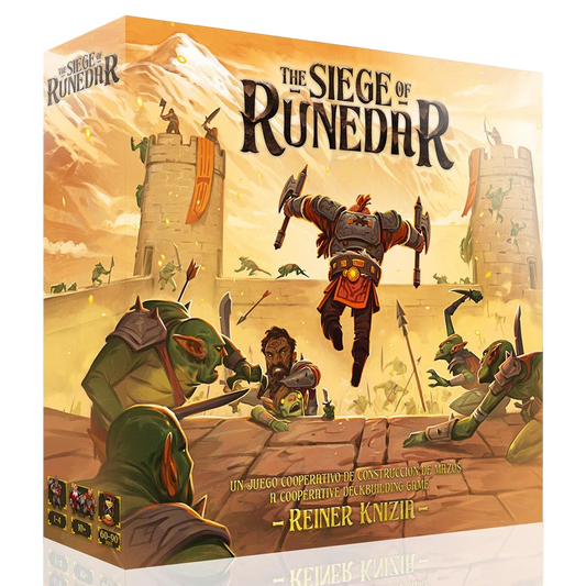 The Siege of Runedar strategy board game box