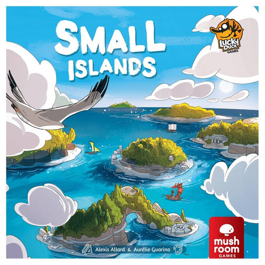Small Islands family tile placement board game box front