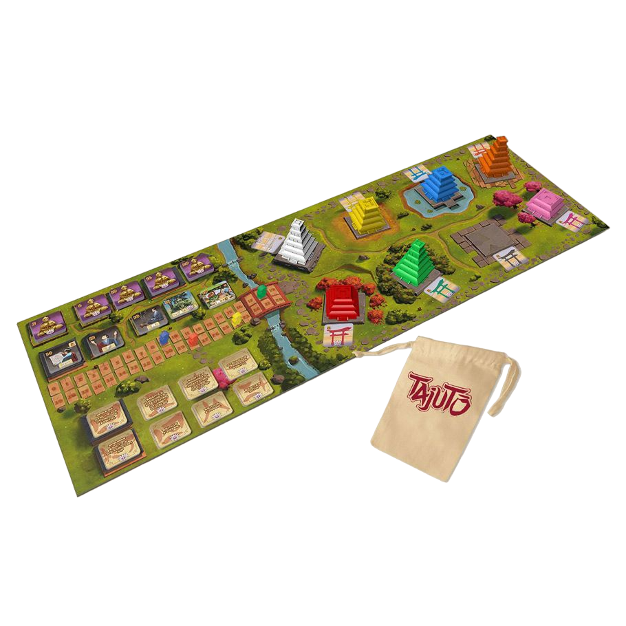 Tajuto strategy board game play set up