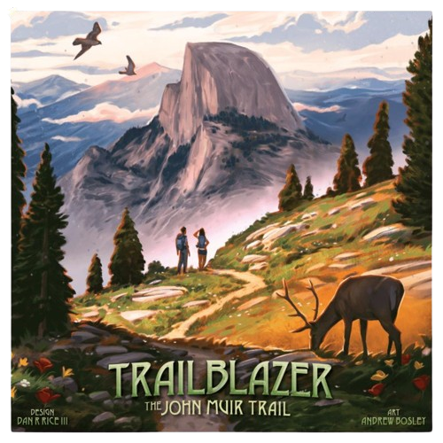 Trailblazer: The John Muir Trail adventure board game box cover front