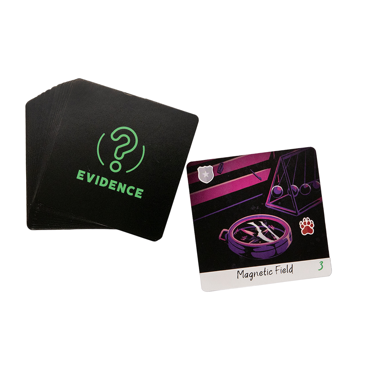 Hunted: Wode Ridge board game ecidence cards