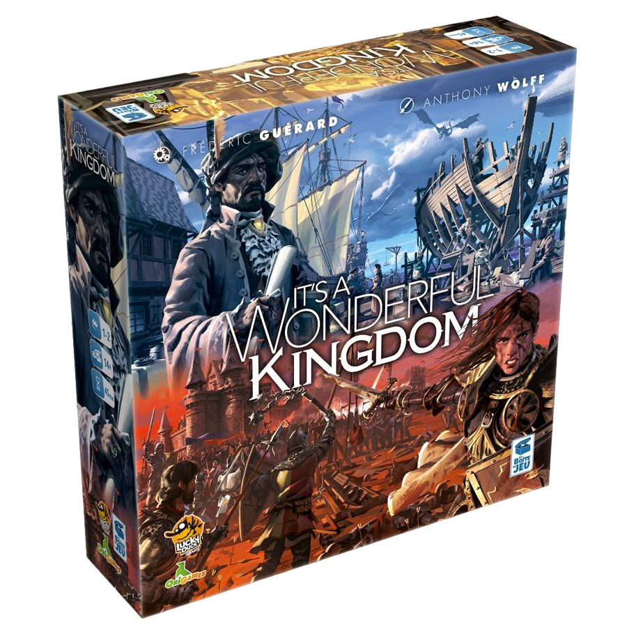 It's a Wonderful Kingdom strategy board game cover front