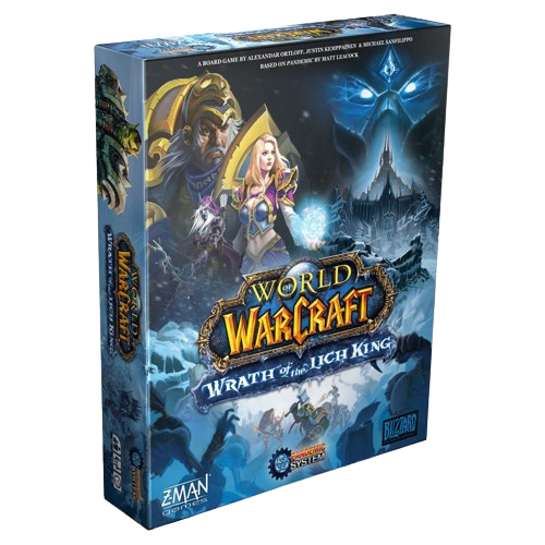 World of Warcraft: Wrath of the Lich King strategy board game box cover front